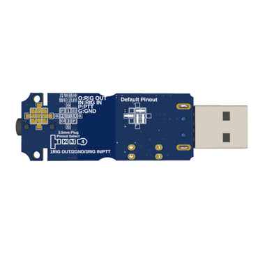 AUDIO2RIG Amateur Radio USB Sound Card Connector for KENWOOD/YAESU/ICOM Business Radio Supports VOX/PTT Control