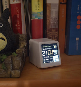 Colorful OLED Multi-Function Information Display Temperature Humidity Time Date WiFi Smart Desktop DIY Creative Clock