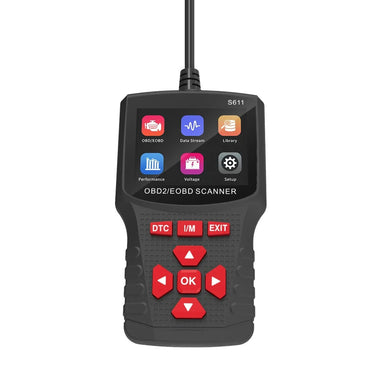 Professional Auto Engine System Diagnostic Tool OBD2 EOBD Car Scanner Automotive Battery Tester Clear Fault Code Reader