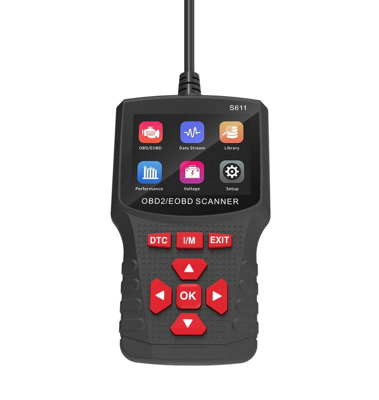 Professional Auto Engine System Diagnostic Tool OBD2 EOBD Car Scanner Automotive Battery Tester Clear Fault Code Reader