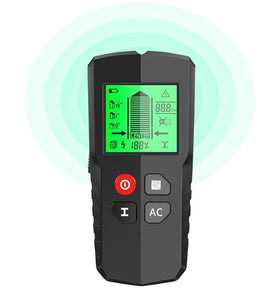 5-in-1 Stud Finder Wall Scanner with Backlit Display - Accurately Detect Wood Metal Studs Live AC Wires Enhanced Depth Detection Essential Tool for Home Improvement and Construction
