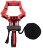 Woodworking Soft Belt Strap Clamp Versatile Durable with Foldable Clamping Blocks Ideal for DIY Projects Round Frame and Irregular Shape Clamping