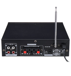 BT310A Home Amplifier HiFi USB FM Radio Car Audio BT5.0 Amplifiers Subwoofer Theater Sound System with Remote Control