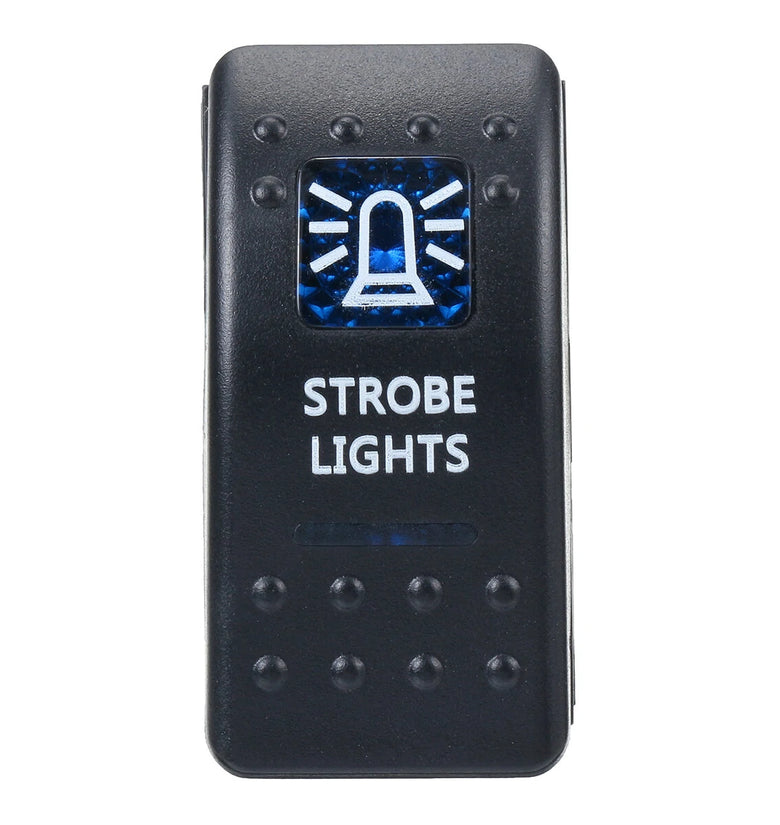 Boat Car Marine Dash Rocker Switch LED ILLUMINATED ON-OFF LED Light Waterproof