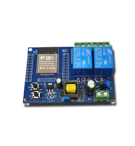 AC220V Power Supply ESP32 Wi-Fi bluetooth 2 Channel Relay Module ESP32 Secondary Development Board