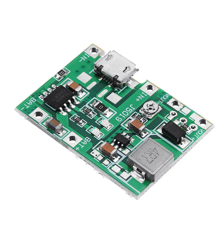 10pcs 3.7V 9V 5V 2A Adjustable Step Up 18650 Lithium Battery Charging Discharge Integrated Module