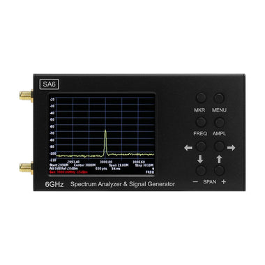 HAMGEEK SSA6G 35MHz-6200MHz RF Spectrum Analyzer RF Multimeter Spectrum Explorer with Touch Screen
