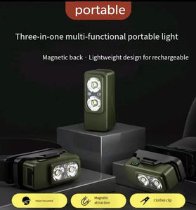 BIKIGHT SKX01 Hands-Free Magnetic LED Keychain Gesture Control 4 Light Modes Long Battery Life Ultrasonic Waterproof Shockproof Portable Flashlight Work Lighting USB-C Rechargeable