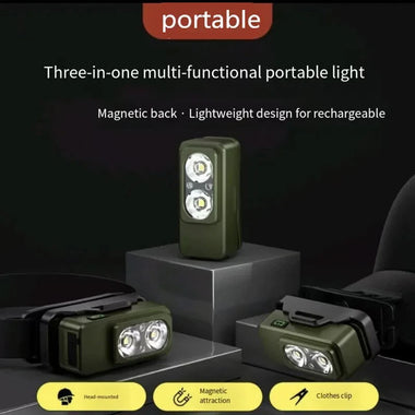 BIKIGHT SKX01 Hands-Free Magnetic LED Keychain Gesture Control 4 Light Modes Long Battery Life Ultrasonic Waterproof Shockproof Portable Flashlight Work Lighting USB-C Rechargeable
