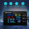 KWS-AC301 8 in1 Voltmeter Ammeter AC 50-300V Power Energy Meter LED Digital AC Wattmeter Electricity Meter 0-100A