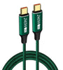 5A 240W USB-C to USB-C Cable PD QC3.0 Fast Charging Data Transmission Tinned Copper Core Line 1M/2M Long for iPhone 16 16 Pro 15 Pro Max for Huawei Pura X for Xiaomi 15pro for Samsung Galaxy S25 Ultra
