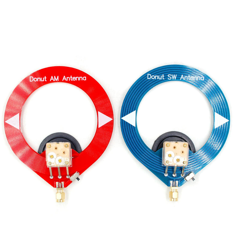 Donut AM MW/SW Antenna Mini Loop Antenna for HFDY Malahiteam DSP DSP2 Receiver HF Middle Wave
