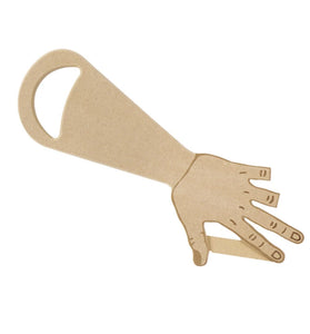 Ergonomic Hand Shaped Push Stick Table Saw Safety Tool MDF Wood Non Slip Design for Precision Woodworking Miter Saw Router Table Jointers