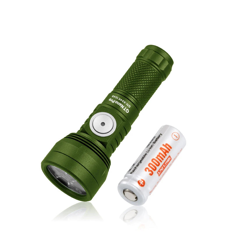 Lumintop GT NANO PRO V3.0 1600 Lumen 150M Compact LED Keychain Flashlight 10280 Battery Mini Powerful LED Torch Camping Light