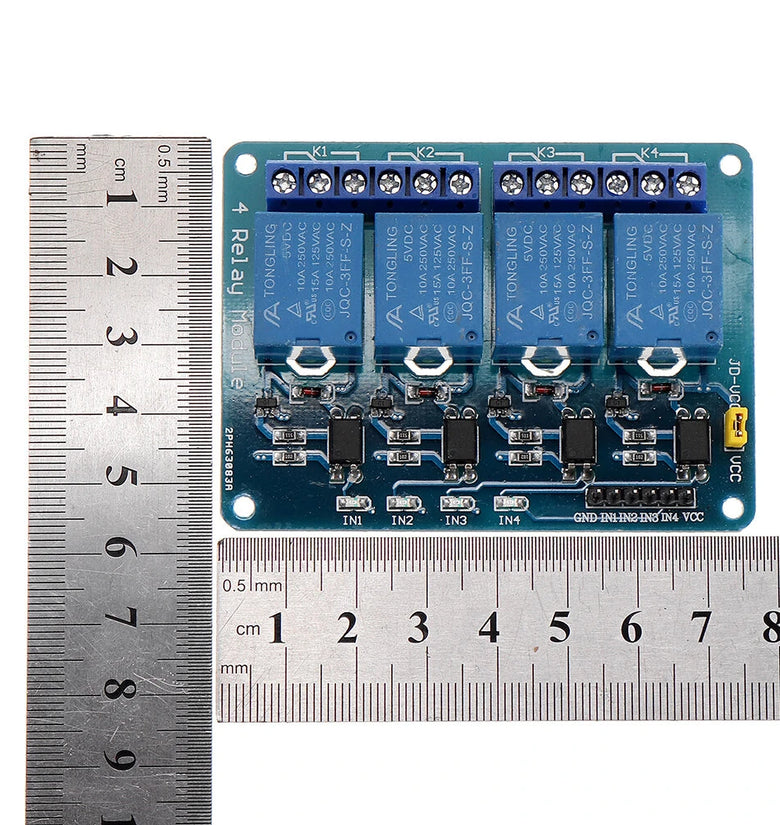 Geekcreit 5V 4 Channel Relay Module For PIC ARM DSP AVR MSP430 Geekcreit for Arduino - products that work with official Arduino boards