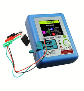 LCR-MF9 Advanced USB Rechargeable Multimeter 1.8" TFT LCD High Precision 0.01 Diode Transistor Capacitor and Resistance Tester Rechargeable Battery 36V Max