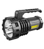 LED Brightest Power Charger Rechargeable Built-in Batter Flashlight Search high Light Rechargeable Light