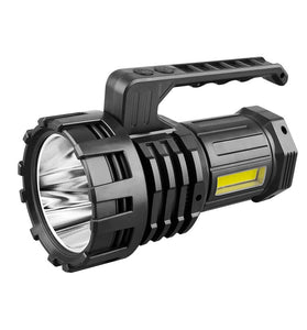 LED Brightest Power Charger Rechargeable Built-in Batter Flashlight Search high Light Rechargeable Light