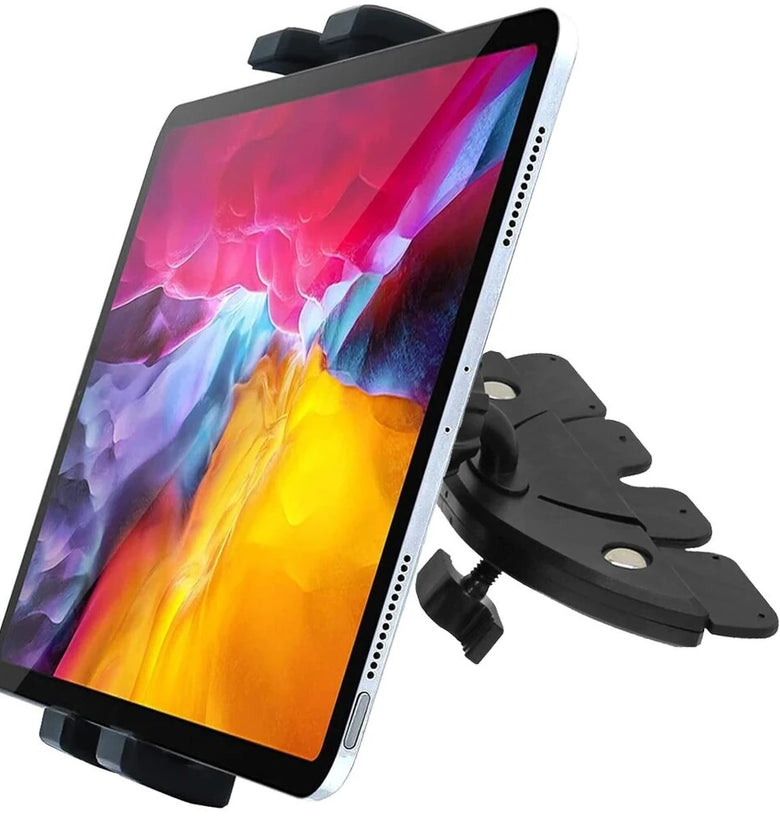 Car Mobile Phone Holder Car CD Port Tablet Universal Holder 360 Rotatable Car Navigation Holder Compatible With 4.7 To 12.9-Inch Mobile Phones Tablets