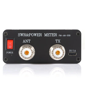 CQV-SWR120 120W SWR Power Standing Wave Meter High Standing Wave Alarm Function 240 * 240 Full Color HD Display FM-AM-SSB