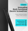 SEQURE ES666 Innovative Multi-functional Electric Screwdriver Smart Somatosensory Recognition LED Illumination Large Capacity Battery Precision Control 30PCS Hexagon Bits Essential Tool for Easy Assembly & Disassembly