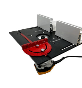 Aluminum Alloy X8 Router Table Insert Plate Woodworking Milling Flip Board Miter Gauge Trimming Engraving Machine