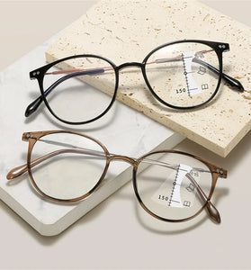 Progressive Multifocal Anti-blue Light Reading Glasses HD Lightweight Fashion Presbyopia Glasses