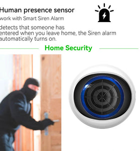 Tuya Zigbe Intelligent Radar Radar Wave Human Presence Sensor 5.8G Millimeter Wave Sense Probe Induction Detector Smart Linkage