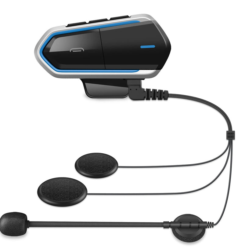 QTB35 Motorcycle Bluetooth Helmet Headset Wireless Music Headphone Over-ear Stereo Headset V5.0 Waterproof