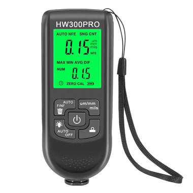 HW-300PRO Coation Thickness Gauge 0-2000UM Car Paint Film Thickness Tester Car Coating Measuring Tools Automotive Paint Meter