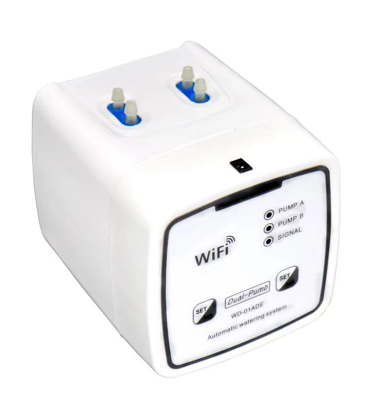 Tuya WIFI Smart Garden Intelligent Watering Device 20 Pots Double Pump Timed Automatic Drip Irrigation System Remote APP Controller for Garden Terrace