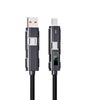 Multifunctional 4 in 1 Fast Charging USB Type C Cable for Phone  Xiaomi High-Speed Data Transfer Micro USB Adapter