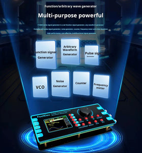 FY3600 Signal Generator 20MHz DDS Arbitrary Waveform High Frequency Counter Pulse Generator with 0-20Vpp Amplitude and 2.4 Inch High Resolution Display Screen
