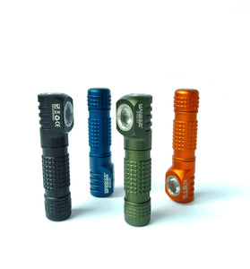 Manker E02 III 560 Lumen EDC Pocket Flashlight LED Torch Light 10440/AAA Battery Power Flashlight Mood Light with Magnetic Tail