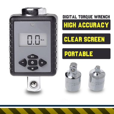 Digital Torque Wrench Adapter 10-200Nm Electronic Torque Converter with Digital Display for Motorcycles / Engine Maintenance / Versatile DIY Use