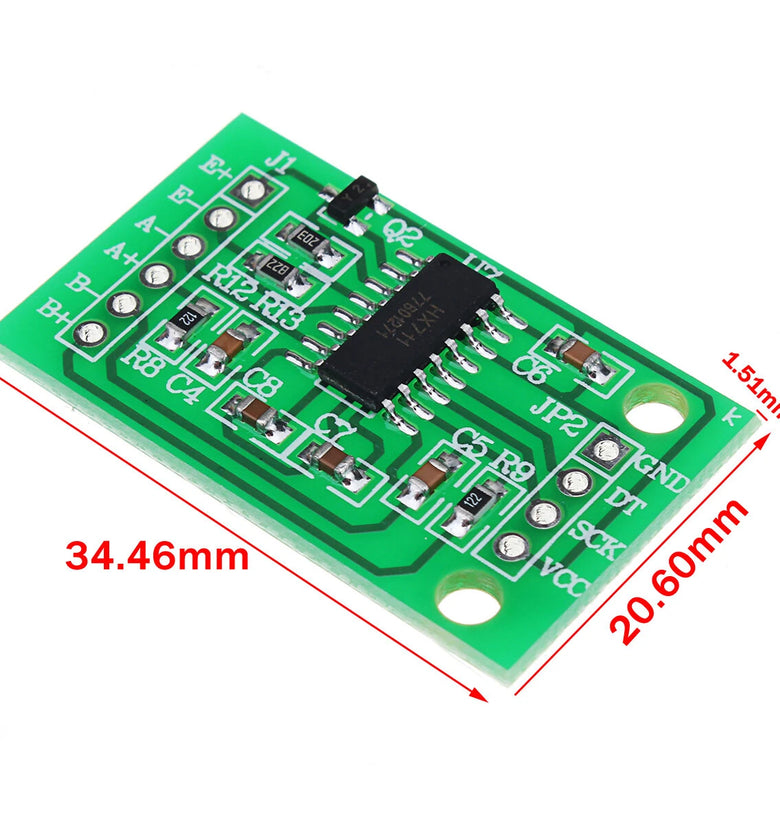 DIY 5Pcs HX711 AD Module + 20pcs 50KG Body Load Cell Weight Strain Sensor Resistance