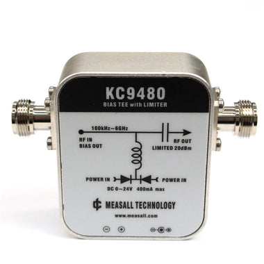 KC9480 DC Bias Injector 1MHz 6GHz Dual Power Input Integrated Limiter Protection ESD Protect Wide Frequency Range Radio Frequency Reception