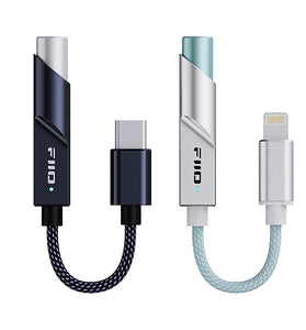 FiiO JadeAudio KA11 Type-C/iP to 3.5mm Audio Adapter 32bit/384KHz USB Dongle HiFi DAC Amplifier for Android iOS Win