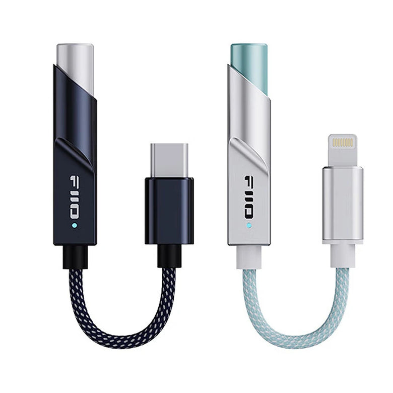 FiiO JadeAudio KA11 Type-C/iP to 3.5mm Audio Adapter 32bit/384KHz USB Dongle HiFi DAC Amplifier for Android iOS Win