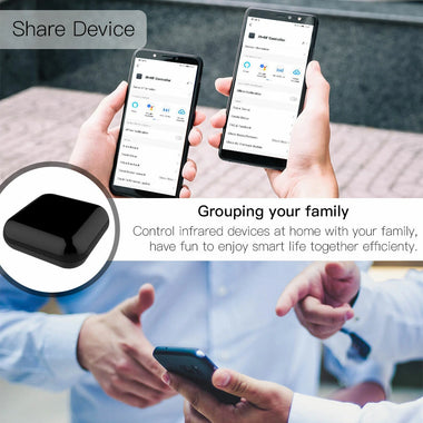 Moes WiFi RF IR Universal Remote Controller RF Appliances Appliances Tuya Smart Life App Voice Control via Alexa Google Home