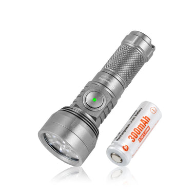 Lumintop GT Nano Pro3.0 1600LM 152M Compact High Performance EDC Flashlight With 10280 Battery USB Rechargeable Titanium Mini LED Torch Long Distance Mini Powerful Outdoor Survival Lamp