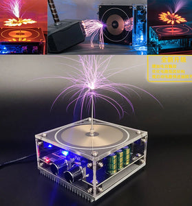 Tesla Bluetooth Music Tesla Coil Speaker Wireless Transmission Lighting High Power Voltage Pulse Electric Arc Generator Science Education Experimental Tools