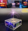Tesla Bluetooth Music Tesla Coil Speaker Wireless Transmission Lighting High Power Voltage Pulse Electric Arc Generator Science Education Experimental Tools