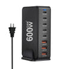 [GaN Tech]Bakeey YMX-600W 600W 8-Port USB PD Charger 5USB-C+3USB-A QC PD3.1 Fast Charging Desktop Charging Station EU Plug US Plug for iPhone 16 16 Pro 15 14 13 Pro Max for Xiaomi 15pro for Samsung Galaxy Z Flip6