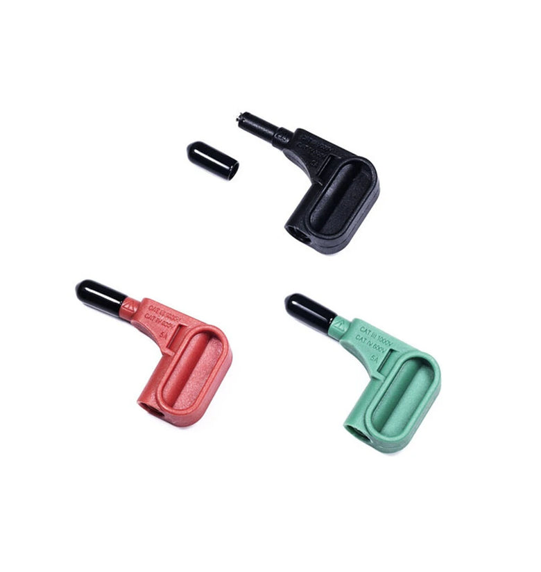 3PCS Magnetic Head Terminal Block with 4mm Banana Plug for Fast Solder-free Connection High Durability CAT III 1000V & 500V Safety Standards for Universal Multimeter Usage