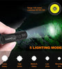 TUNENGE S15 650LM Mini Porable LED Keychain Flashlight USB Rechargeable Pocket Light Waterproof Emergency Outdoor Camping Fishing Lighting