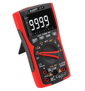 BSIDE ZT-Y EBTN LCD Multimeter 3Line Display 9999 Counts TRMS Auto-Range Voltmeter Capacitance Temp VFC NCV Hz Tester Flashlight