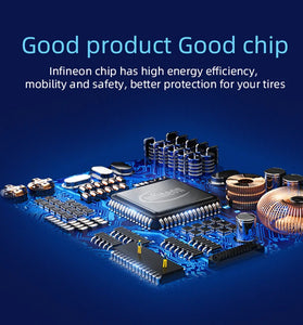 Car Tire Pressure Monitoring System USB Tire Pressure Monitor Detector with 4 External Sensors Alarm Function USB Port