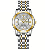 POEDAGAR Women Luxury Quartz Watch Date Dial Analog Fashion Business Casual Wrist Watch Luminous Waterproof Steel Band Lady Watch
