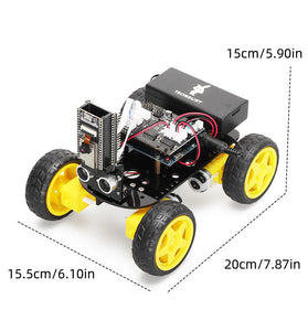 Tscinbuny 4WD Smart Robot Kit with ESP32 Camera WiFi Control for Arduinos Programming Car Kit
